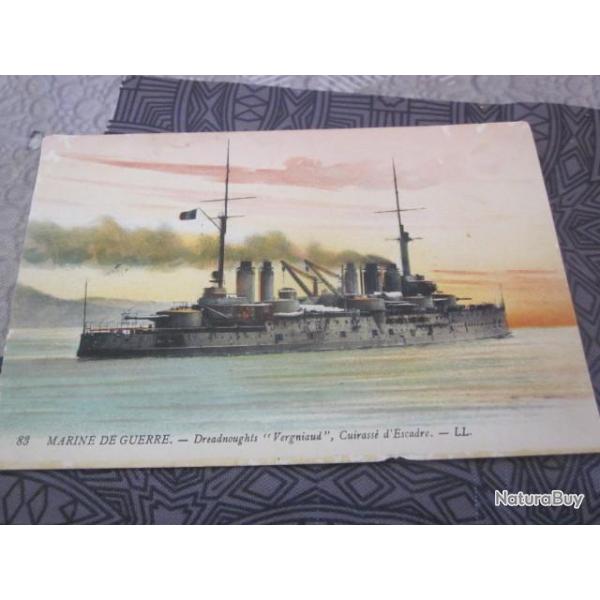 CP  CUIRASSE D ESCADRE  DREADNOUGHTS   VERGNIAUD