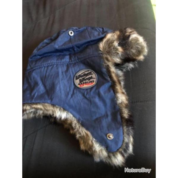 1 bonnet bleu chaud enfant 8 / 9 ans benetton