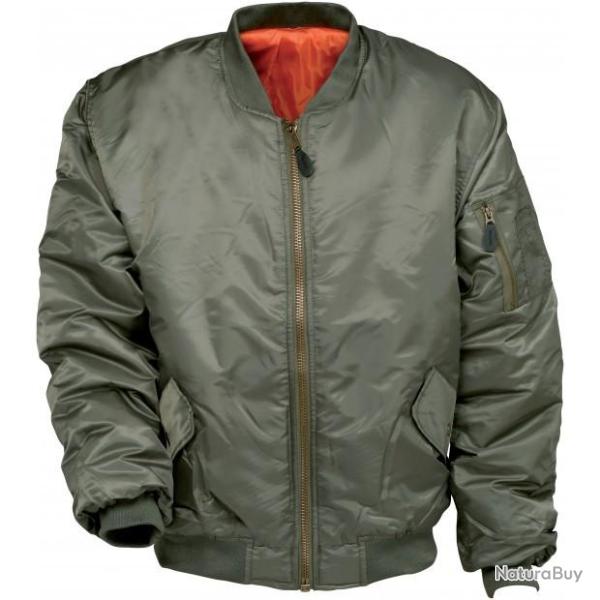 Blouson MA1 bombers r�versible vert