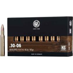 Munitions RWS calibre 30-06 KS 150gr - 9.7g x20