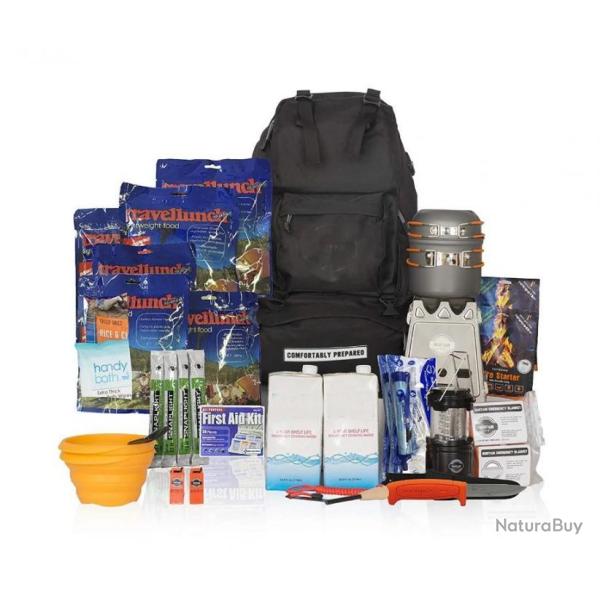 Kit de survie XXXL 2 personnes 72 heures - Equipements d'urgence - Livraison rapide et offerte