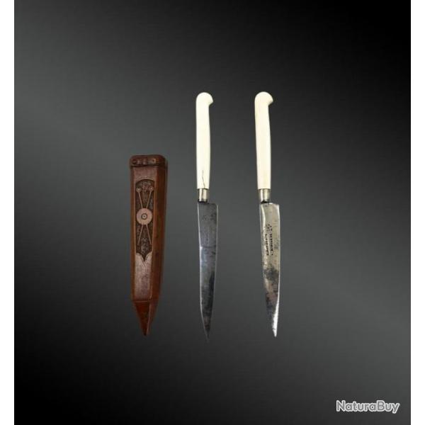 Paire de couteaux de voyage - France - Fin XIX�me