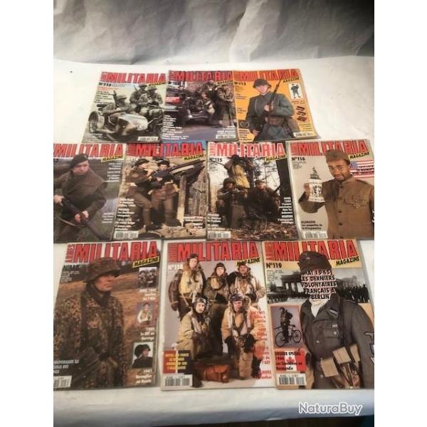 Pack Magazines Armes Militaria du No 110  119 et20