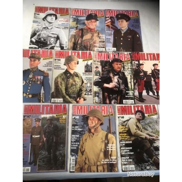 Pack Magazines Armes Militaria du No 140  149 et20