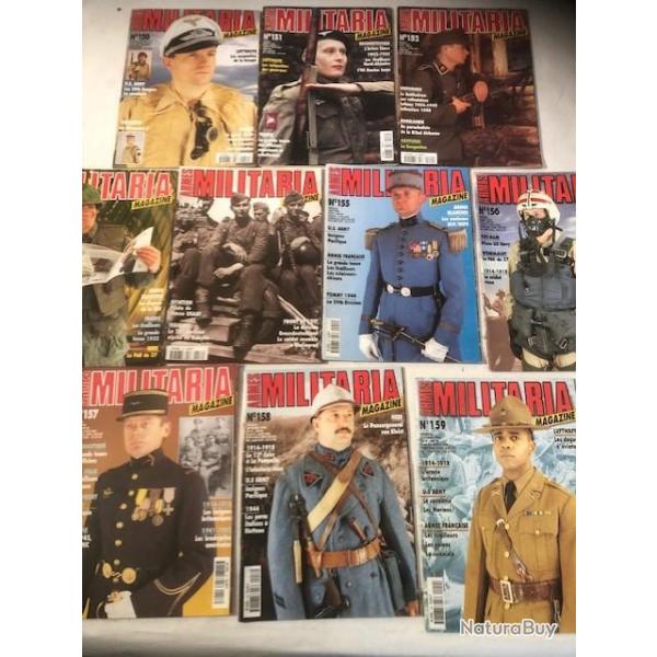 Pack Magazines Armes Militaria du No 150  159 et20