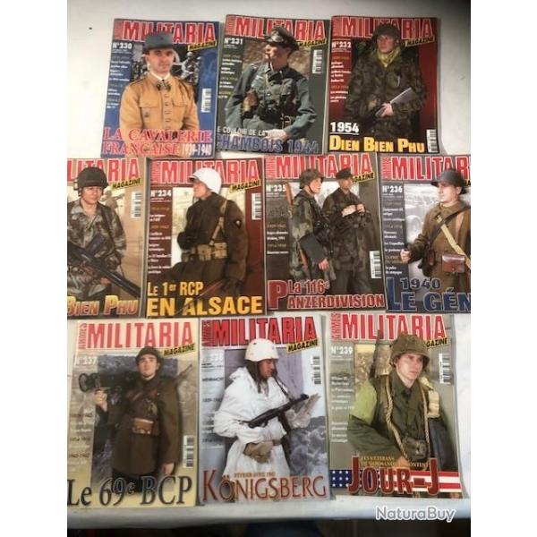 Pack Magazines Armes Militaria du No 230 � 239 et19