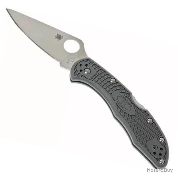 C11FPGY-Couteau de poche Spyderco Delica 4 gris