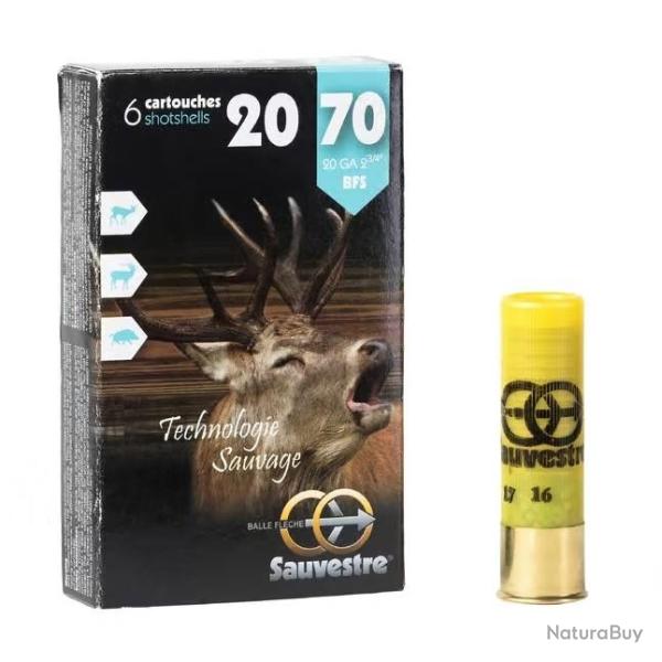 Cartouches Sauvestre Gros Gibier - Cal.20 x1 boite