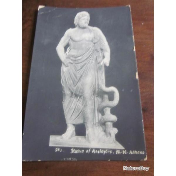 CP   GRECE  STATUE ASELEPIOS