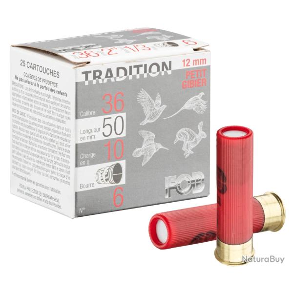 Cartouche Fob Tradition Pour Carabine 12 MM Numro