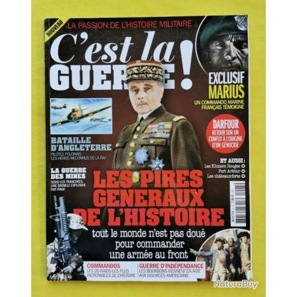 Revue C'est la guerre : Les pires gnraux de l'histoire No 5 et17