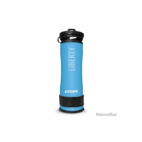 LifeSaver Bouteille purificateur d'eau Liberty Bleu