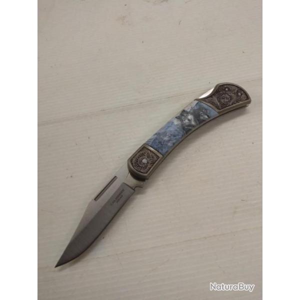 Couteau de poche marque ''herbertz''d�cor loup