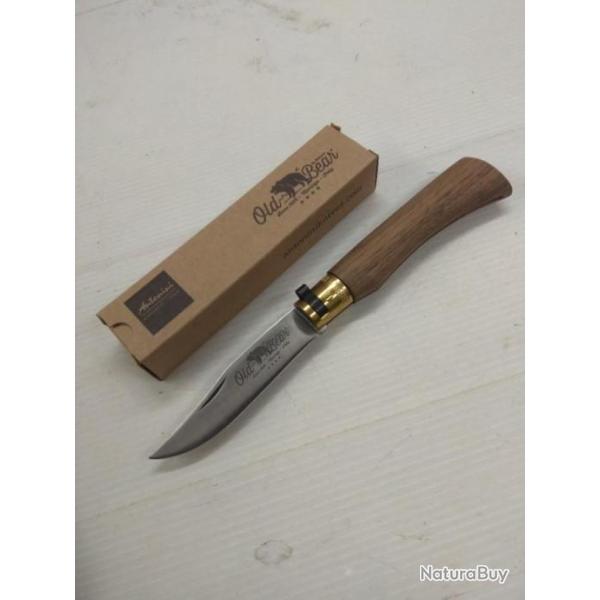 Couteau de poche marque ''old bear'' manche noyer