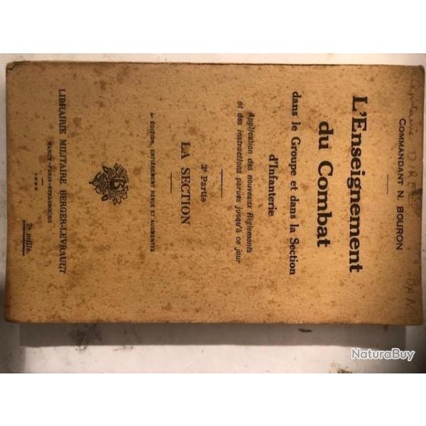 Livre L'enseignement du combat dans le groupe de la section d'infanterie - 2 partie: La section et18