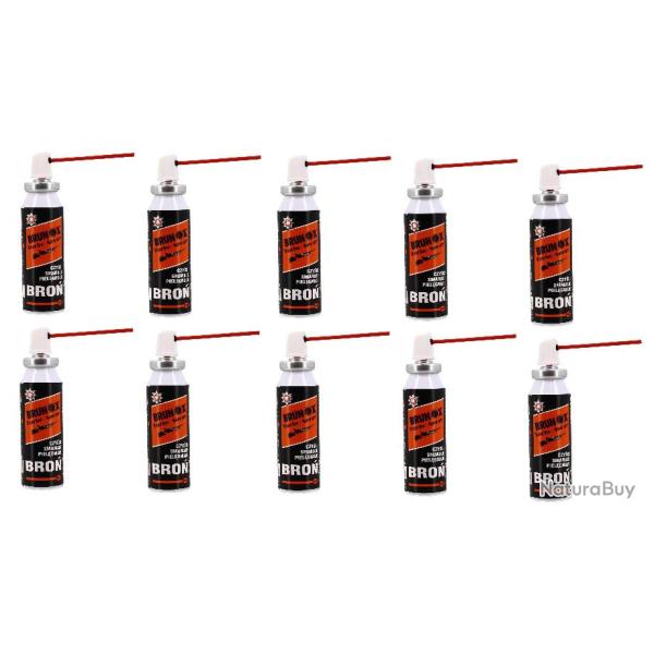 10 Lubrifiants Armes Brunox Turbo-Spray 25ml