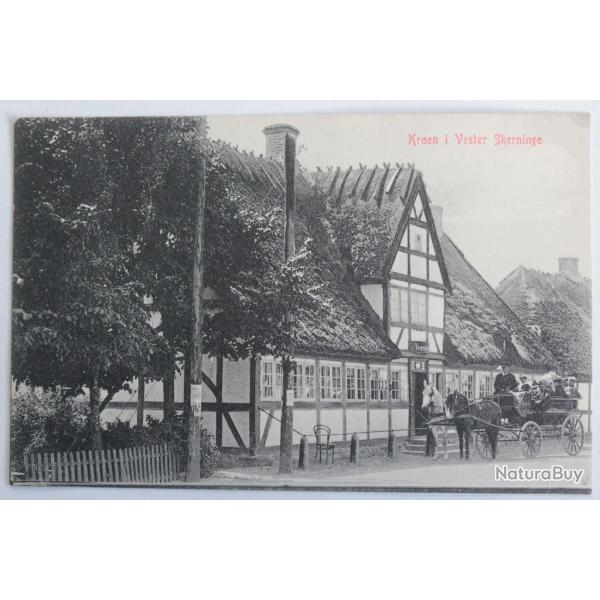 CPA Danemark Kroen i Vester Skerninge
