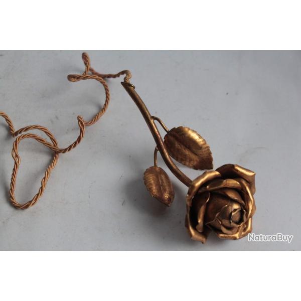 Interrupteur Bouton figuratif Rose Fleur vintage