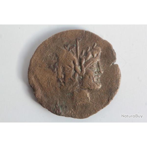 Monnaie romaine R�publique As Junius Silanus Janus Proue navire
