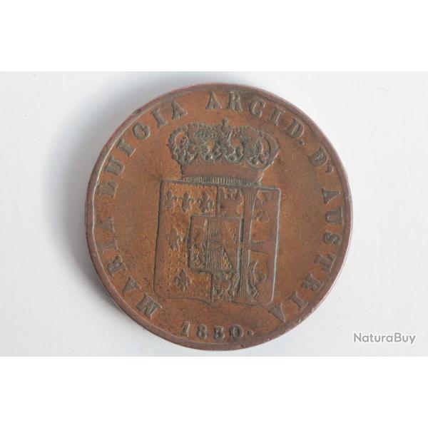 Monnaie 5 Centimes Marie-Louise 1830 Parme Italie