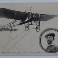 CPA Aviation Circuit de l'Est 1910 D&eacute;dicac&eacute; par Alfred Leblanc