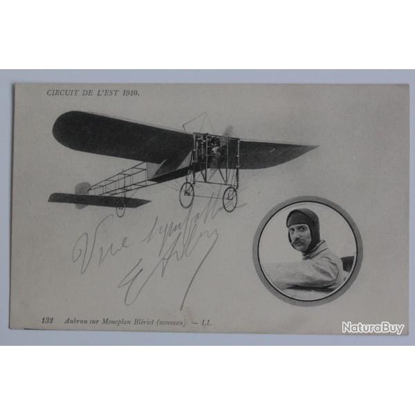 CPA Aviation Circuit de l'Est 1910 D�dicac� par �mile Aubrun