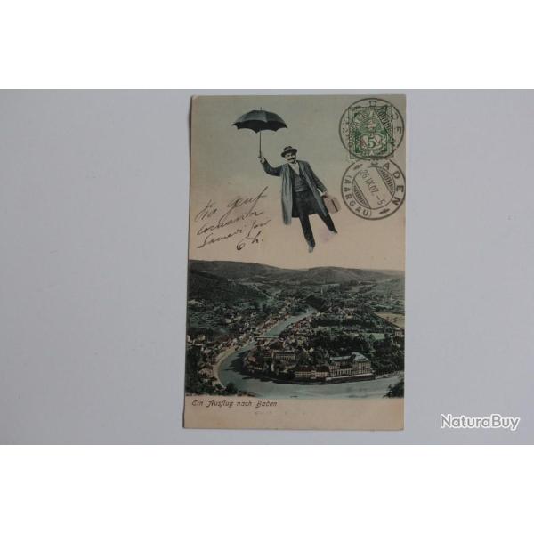 CPA Allemagne Ein Ausflug nach Baden