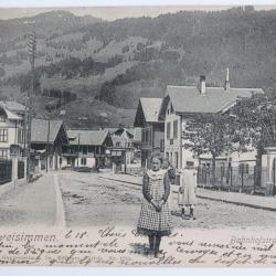 CPA Suisse Zweisimmen Bahnofstrasse Berne