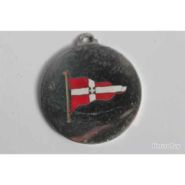 M�daille argent �maill� Yacht Club Italiano Genova