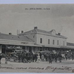 CPA Savoie Aix-les-Bains La Gare