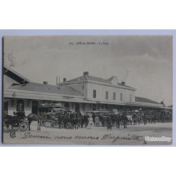 CPA Savoie Aix-les-Bains La Gare