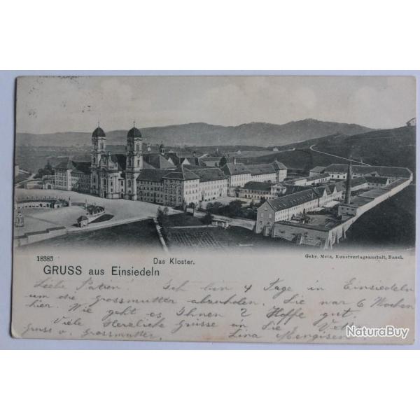 CPA Suisse Gruss aus Einsiedeln