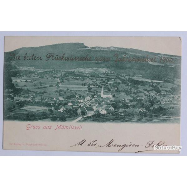 CPA Suisse Gruss aus M�mliswil