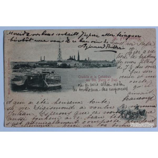 CPA Russie St P�tersbourg Citadelle Cath�drale Sts Pierre et Paul