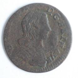 Monnaie Denier tournois 1650 Guillaume IX de Nassau Orange