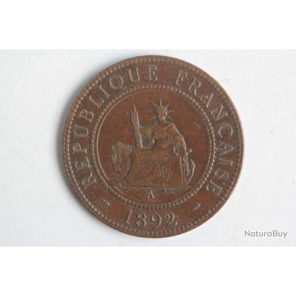 Monnaie 1 Centi�me 1892 A Indochine fran�aise