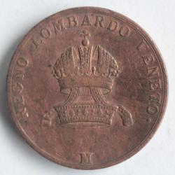 Monnaie 5 Centesimi Franz I 1822 Lombardie-Vénétie Italie