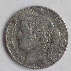 Monnaie argent 50 centimes C&eacute;r&egrave;s 1872 K Bordeaux