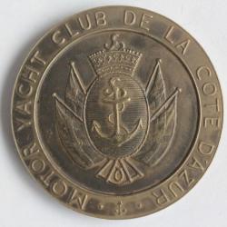 Médaille Motor Yacht Club de la Côte d'Azur MYCCA Cannes
