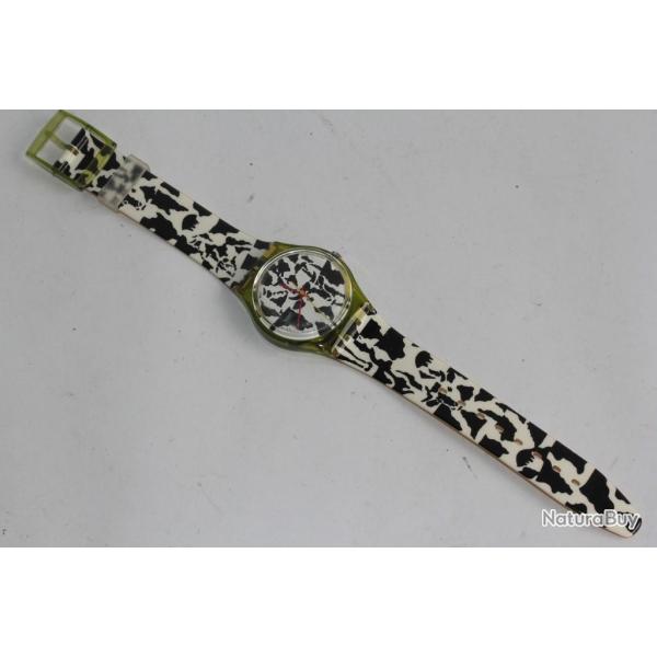 SWATCH Montre Swatch Art Edition by Niklaus Troxler GZ117