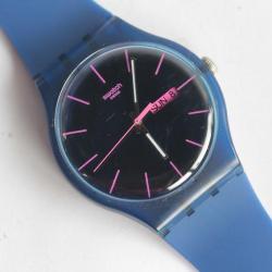 SWATCH Montre Swatch bleue New Gentleman SUON708