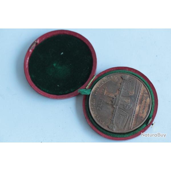 M�daille Exposition universelle Paris 1878 Palais du Trocadero