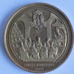 Médaille Pape Pie IX Vatican Concile OEcuménique 1869