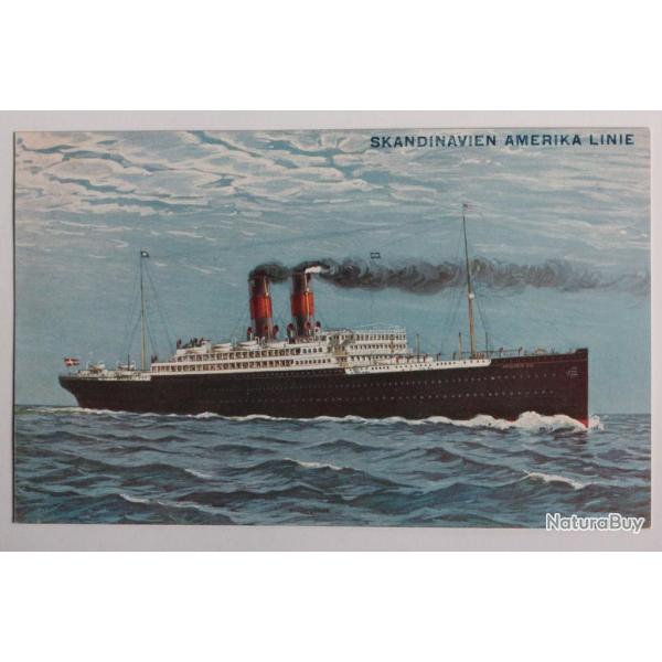 CPA Skandinavien Amerika Line Bateau