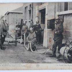 CPA Rhône L'éclairage électrique Usine Lyon Poste des Pompiers