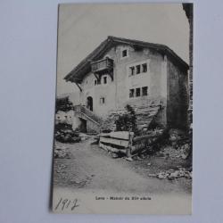 CPA Suisse Lens Manoir du XIIe siècle