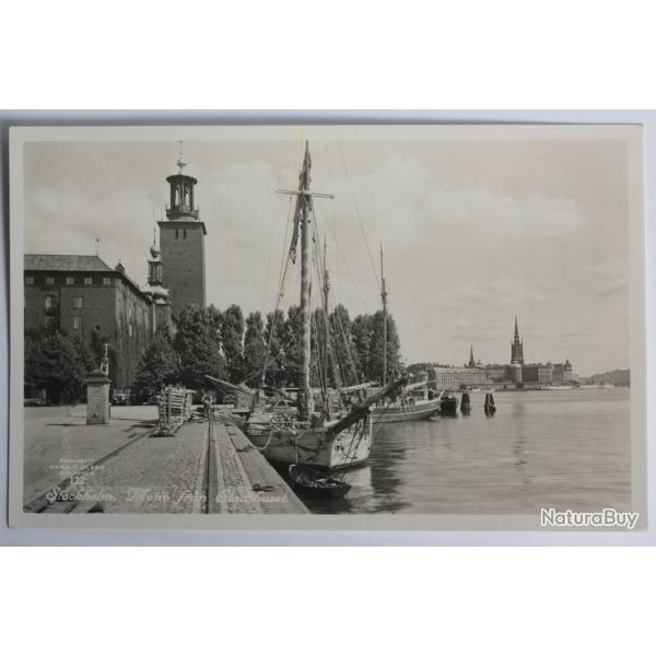 CPA Su�de Stockholm Motiv fran Stadshuset