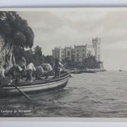 CPA Italie Trieste Castello di Miramar