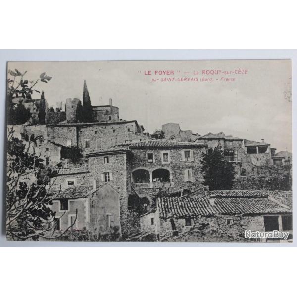 CPA Gard Le Foyer La Roque sur C�ze par Saint-Gervais