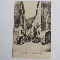 CPA Italie Zuccarello Via Vittorio Emanuele